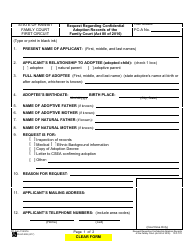 Form 1F-P-770 Request Regarding Confidential Adoption Records of the Family Court (Act 80 of 2016) - Hawaii, Page 2