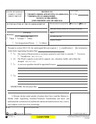 Form 1F-P-2057 Motion to Modify Order Appointing Guardian(S)/Terminate Guardianship; Notice of Hearing; and Certificate of Service - Hawaii, Page 2