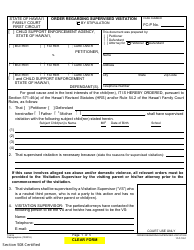 Form 1F-P-1051 Order Regarding Supervised Visitation - Hawaii, Page 2