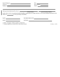 Form D-10B Election of Lump Sum Payment of Compensation for Disability Greater Than 30% Pursuant to Nrs 616c.495(1)(F), (2) and (3) - Nevada, Page 2