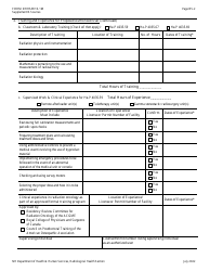 Form DHHS/RHS-1M Supplement B-SOURCES Authorized User Training, Experience and Preceptor Attestation - New Hampshire, Page 2