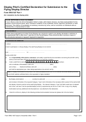 Document preview: Form SRG1327 Display Pilot's Certified Declaration for Submission to the Flying Display Director - United Kingdom