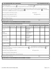 Form SRG1105S Sailplane - Application for Part-Fcl Sailplane Pilot Licence and Light Aircraft Pilot Licence - United Kingdom, Page 4