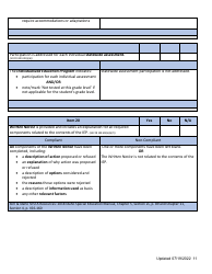 General Supervision File Review Checklist - Idaho, Page 11
