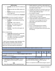 General Supervision File Review Checklist - Idaho, Page 7