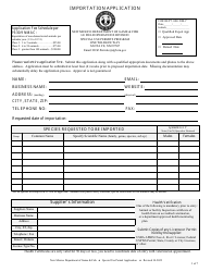 Qualified Expert Importation Application - New Mexico, Page 3