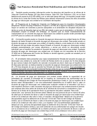 Form 1000 Pre-buyout Negotiations Disclosure Form - City and County San Francisco, California (English/Spanish/Chinese), Page 5