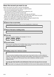 Form SF100 Sure Start Maternity Grant - United Kingdom, Page 14