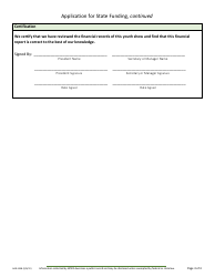 Form AGR-5538 Application for State Funding - Youth Shows - Washington, Page 3