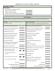 Form AGR-5537 Application for State Funding - County/Area Fairs - Washington, Page 2