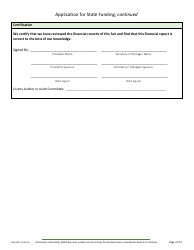 Form AGR-5537 Application for State Funding - County/Area Fairs - Washington, Page 3