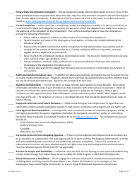 Form AGR-2198 Annual Civil Rights Training Checklist for Frontline Staff, Volunteers, and Managers - Washington, Page 2