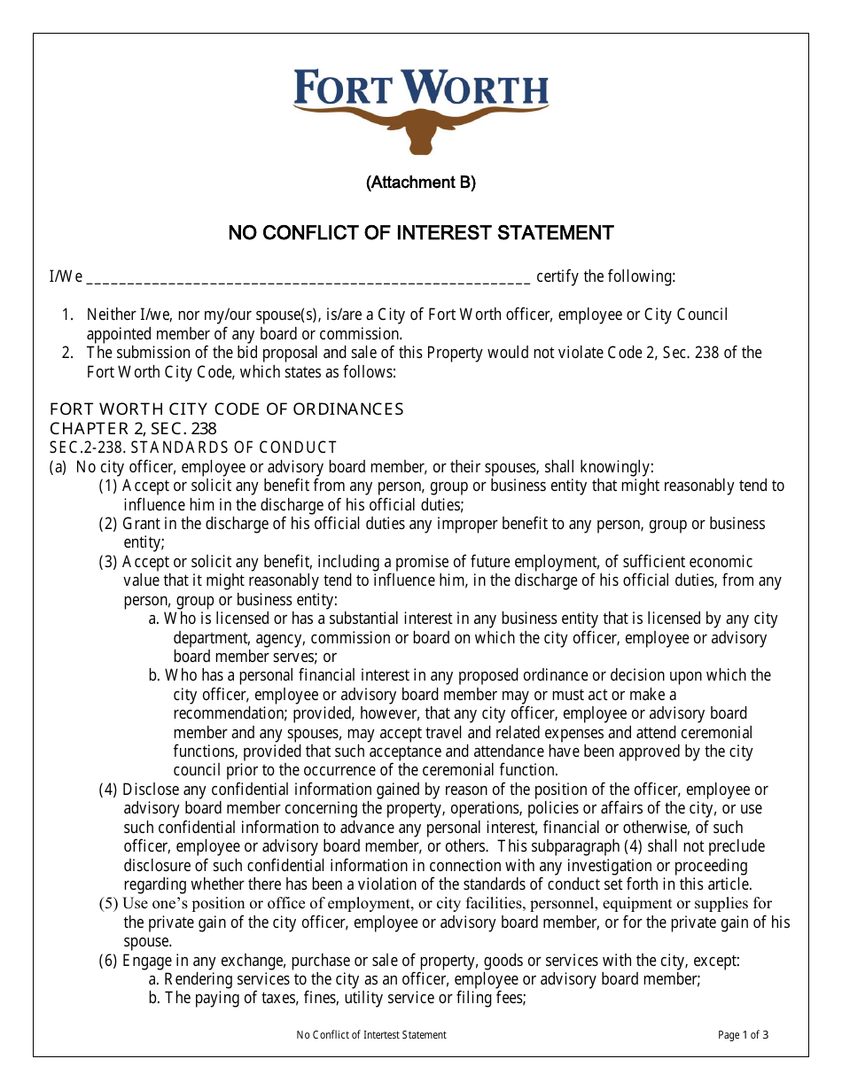 Tax-Foreclosed Property - Direct Sale Request Form - City of Fort Worth, Texas, Page 4