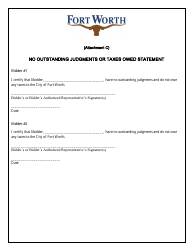 Tax-Foreclosed Property - Direct Sale Request Form - City of Fort Worth, Texas, Page 7