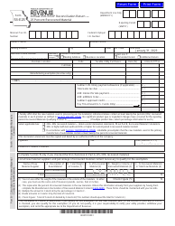 Form 53-E25 Annual 25% Eedp Reconciliation Return - 25 Percent Recovered Material - Missouri