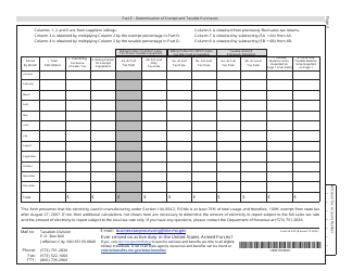 Form 53-E25 Annual 25% Eedp Reconciliation Return - 25 Percent Recovered Material - Missouri, Page 3