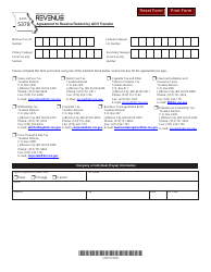 Form 5378 Agreement to Receive Refund by ACH Transfer - Missouri