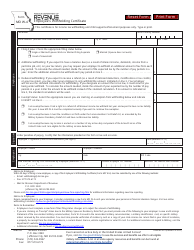 Form MO W-4 Employee's Withholding Certificate - Missouri