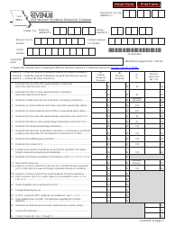 Form MO-C Missouri Dividends Deduction Schedule - Missouri