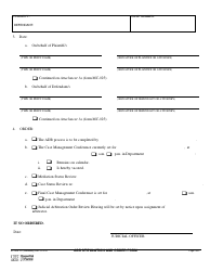Form ADR-101 Adr Stipulation and Order Form - County of Kern, California, Page 2