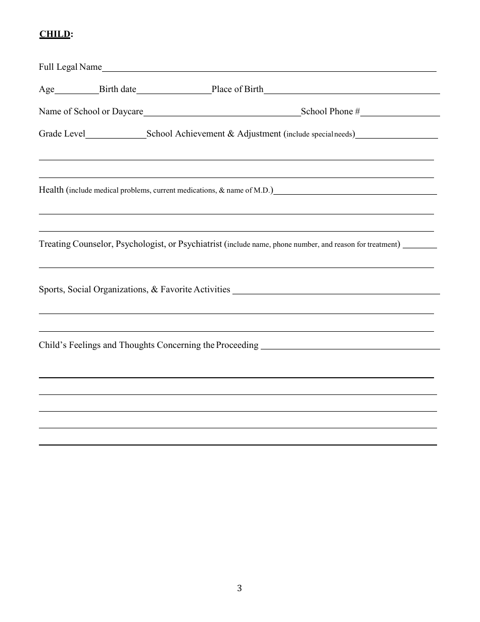 Form SUP CRT METRO DIV580 9425 572 (4101) Fcs Petition to Terminate Parental Rights - County of Kern, California, Page 3