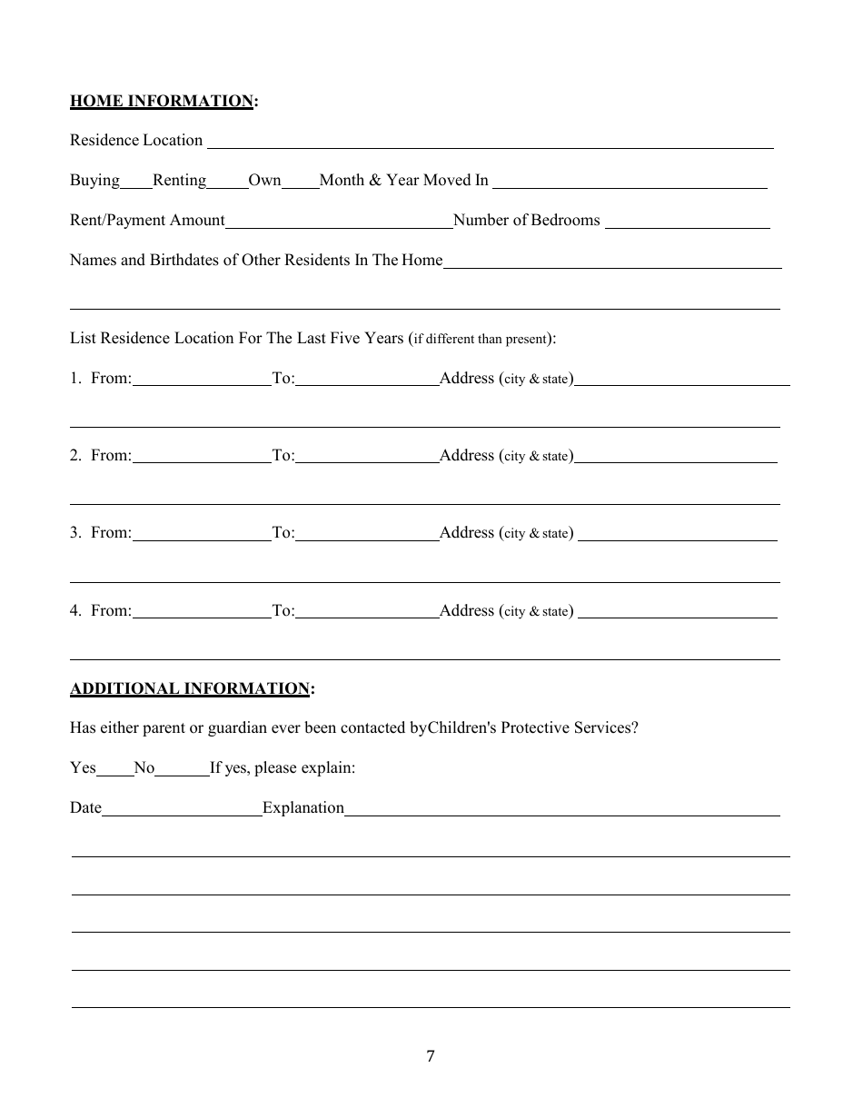 Form SUP CRT METRO DIV580 9425 572 (4101) Fcs Petition to Terminate Parental Rights - County of Kern, California, Page 7