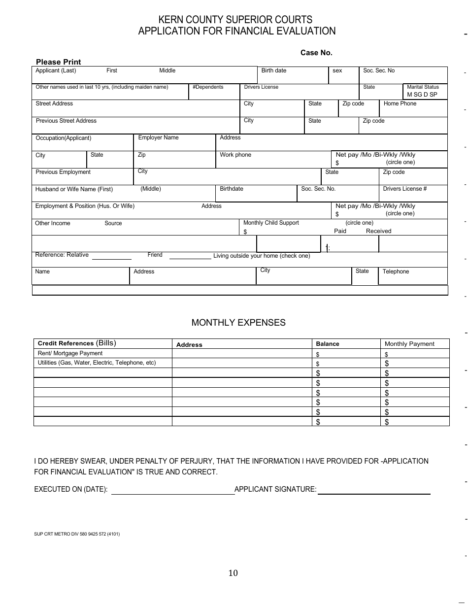Petition for Step Parent Adoption - County of Kern, California, Page 10
