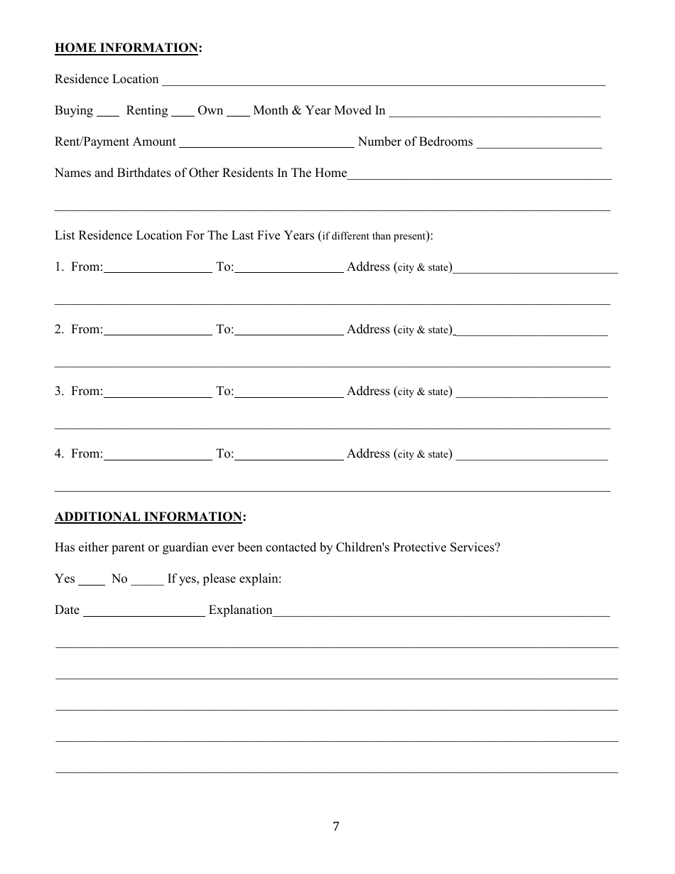 Petition for Step Parent Adoption - County of Kern, California, Page 7