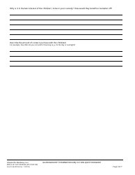 Form KRN SUP CRT PB8525 Guardianship Termination/Objection Questionnaire - County of Kern, California, Page 5
