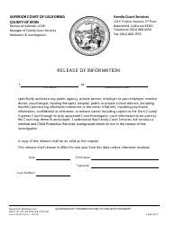 Form KRN SUP CRT PB8525 Guardianship Termination/Objection Questionnaire - County of Kern, California, Page 7
