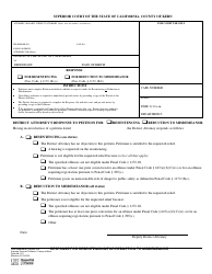 Document preview: Form 501 Response for Resentencing/For Reduction to Misdemeanor - County of Kern, California