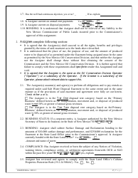 Assignment of Salt Water Disposal Easement - New Mexico, Page 2