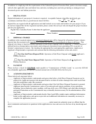 Application for New Salt Water Disposal Easement - New Mexico, Page 3