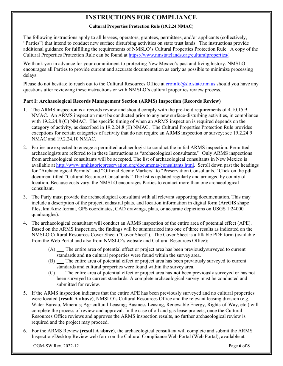 Application for New Salt Water Disposal Easement - New Mexico, Page 6