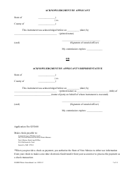 Application for Amendment of Water Easement - New Mexico, Page 7