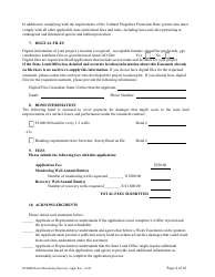 Application for Water Monitoring/Recovery Well Easement - New Mexico, Page 4