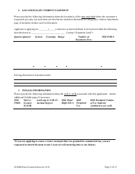 Application for Renewal of Water Easement - New Mexico, Page 2