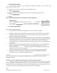 Application for Renewal of Water Easement - New Mexico, Page 5