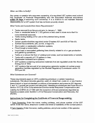 DHEC Form 3472 Certificate of Financial Responsibility - South Carolina, Page 5