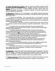 DHEC Form 3472 Certificate of Financial Responsibility - South Carolina, Page 6