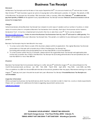 Business Tax Receipt &amp; Certificate of Use Application (Btr &amp; Cou) - City of Orlando, Florida, Page 4