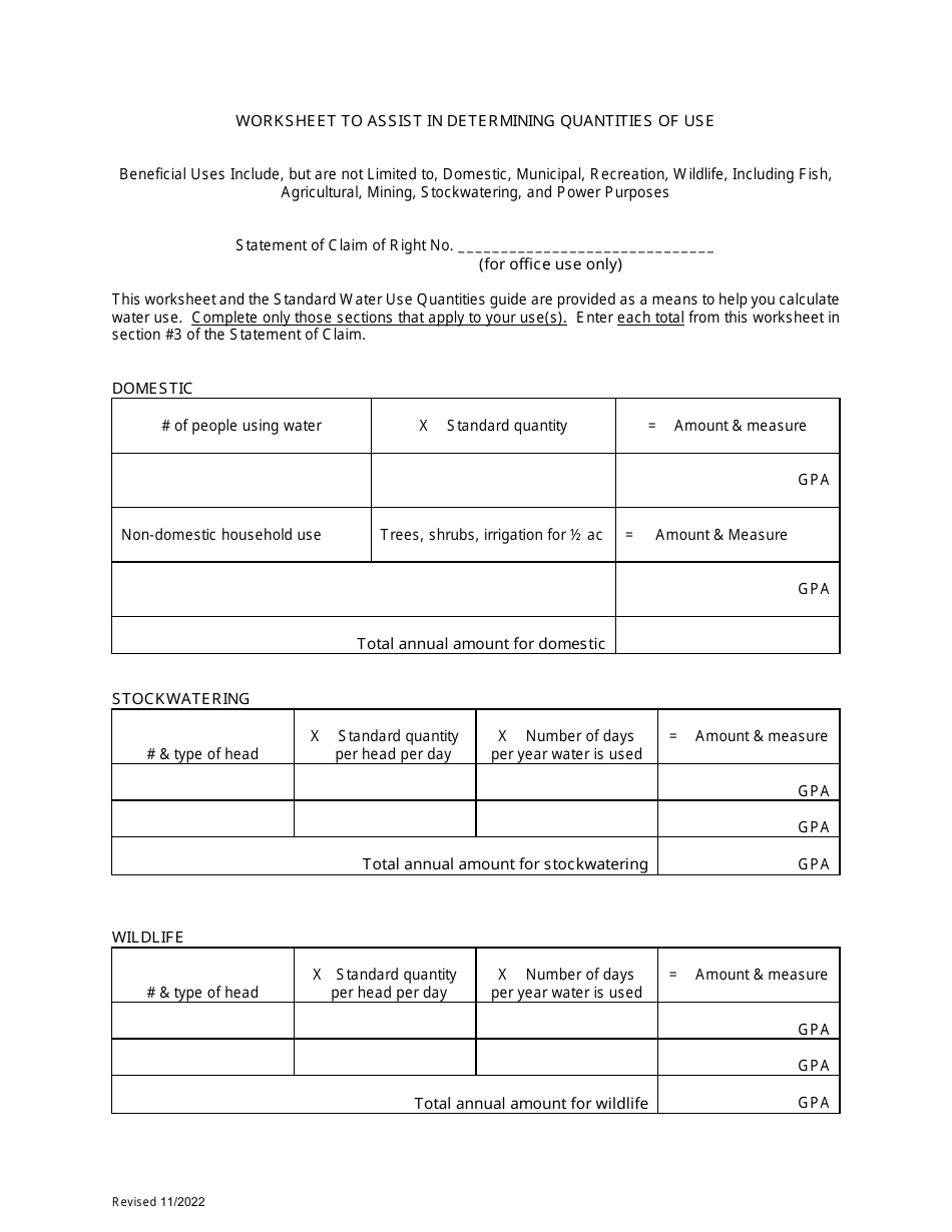 Statement of Claim of Right to Use Public Waters of the State of Arizona - Arizona, Page 3