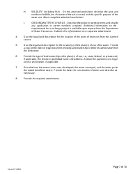 Application for Certificate of Water Right (Proof of Appropriation) of Water - Arizona, Page 7