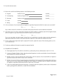 Application to Sever and Transfer - Arizona, Page 7