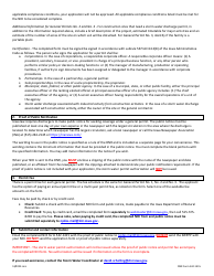 DNR Form 542-1415 Notice of Intent for Coverage Under Npdes Storm Water General Permit - Iowa, Page 2