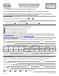 DNR Form 542-1415 Notice of Intent for Coverage Under Npdes Storm Water General Permit - Iowa, Page 3