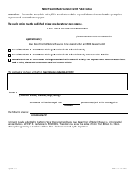 DNR Form 542-1415 Notice of Intent for Coverage Under Npdes Storm Water General Permit - Iowa, Page 5