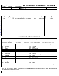 Form 70-0502 Frp Apportioned Registration Application - Arizona, Page 3