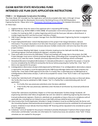 DNR Form 542-1320 Clean Water State Revolving Fund Intended Use Plan (Iup) Application - Iowa, Page 2