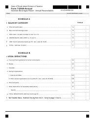 Form T-204A-ANNUAL Alcoholic Beverages Return - Annual Reconciliation - Rhode Island, Page 2